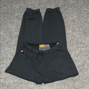 Aviator Nation Sweatpants with Lightning Bolt Detail